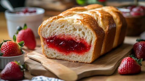 法式面包草莓欧包