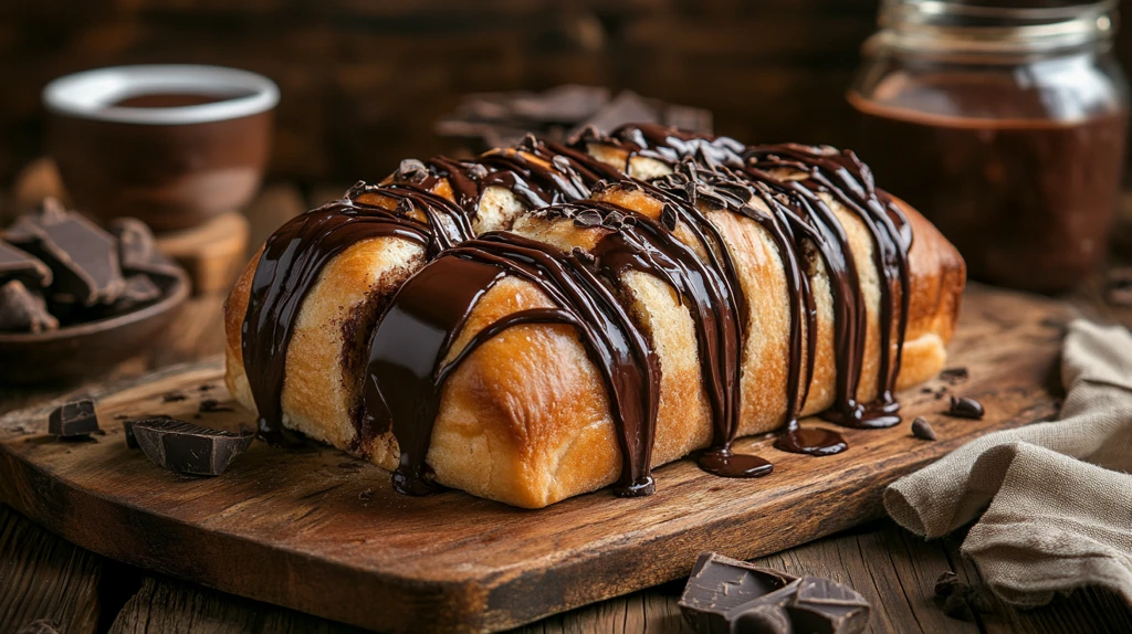 巧克力流心面包