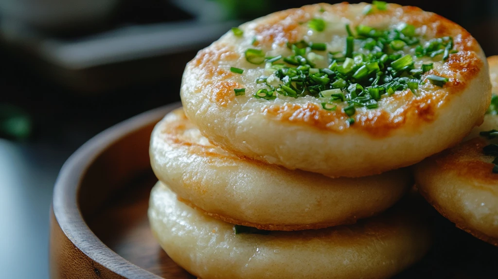 葱饼特写