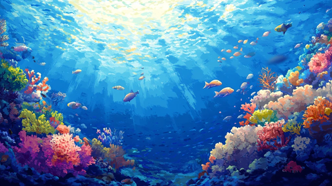 海底世界动画场景