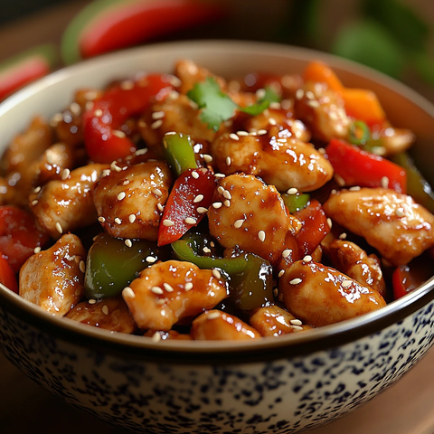 香辣鸡丁宫爆鸡丁