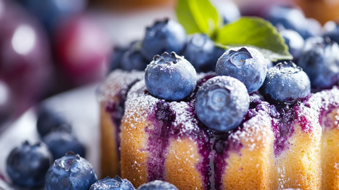 蓝莓新鲜水果酥