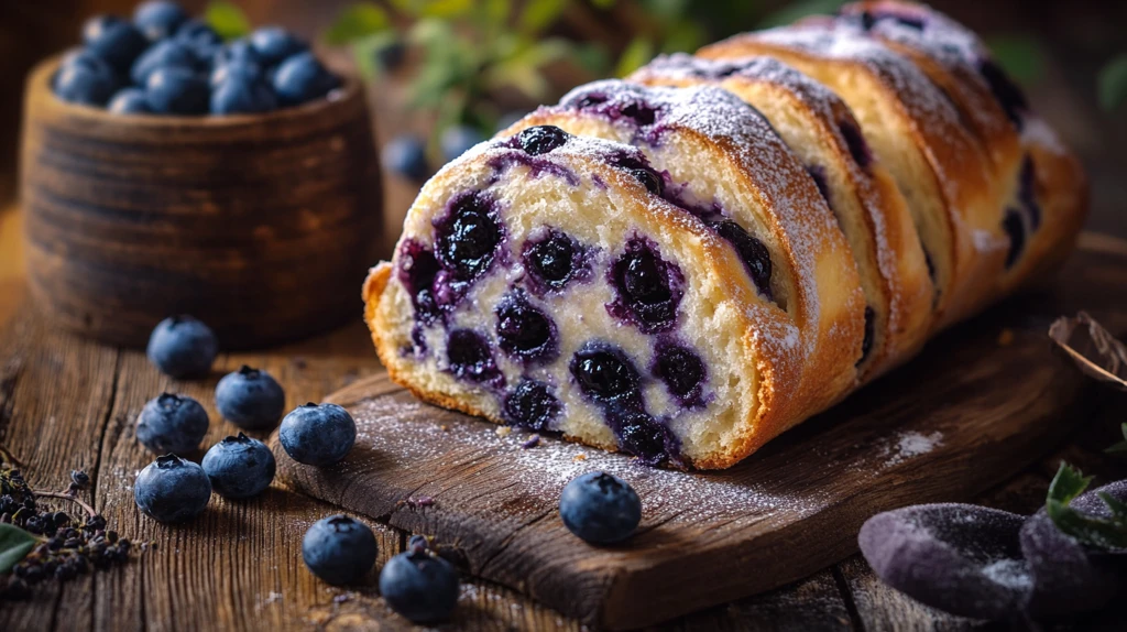 蓝莓新鲜水果酥