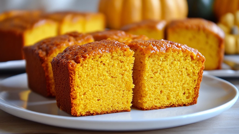 南瓜蛋糕南瓜面包