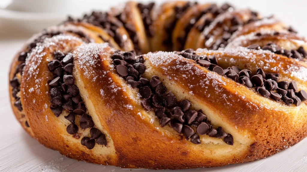 美味面包巧克力豆