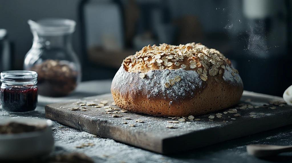 精美的霜糖面包