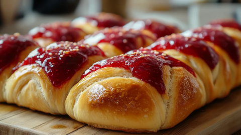 草莓丹麦包