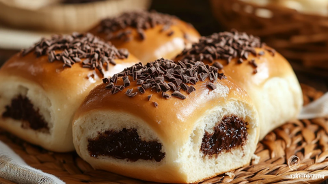 巧克力爆浆面包