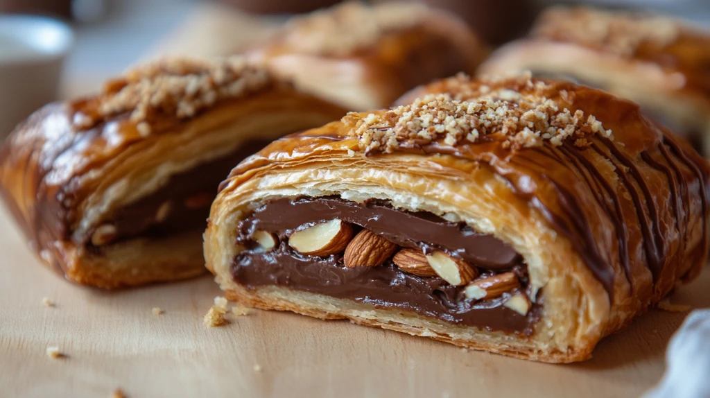 朱古力杏仁牛角包