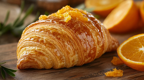 咸蛋流心牛角包