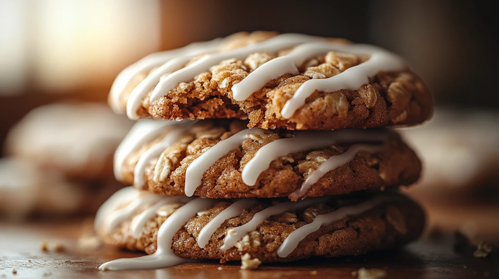 燕麦饼干与糖霜装饰