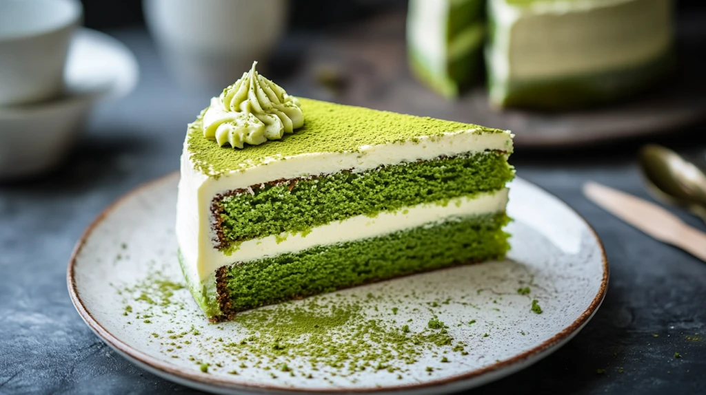 抹茶蛋糕法式蛋糕