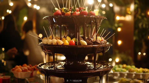 高端森系甜品区