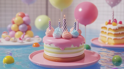 生日派对蛋糕糖果