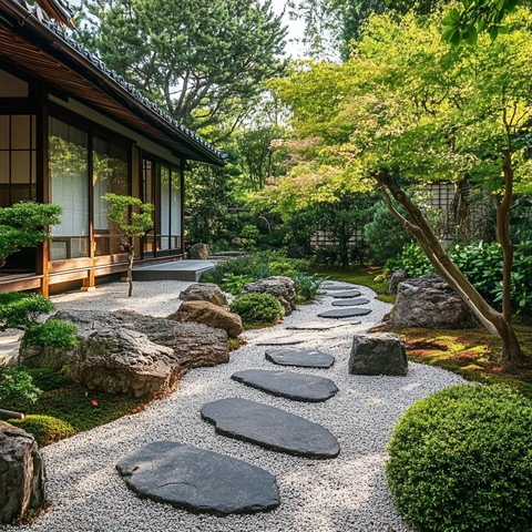 日式禅意庭院