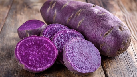 高清紫薯背景