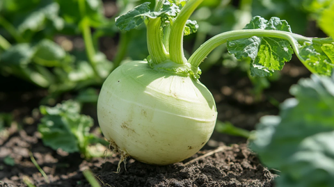 菜地里的大头菜