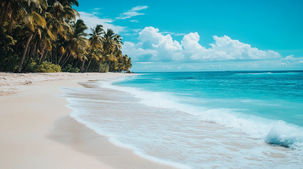 唯美韵律自然海边背景