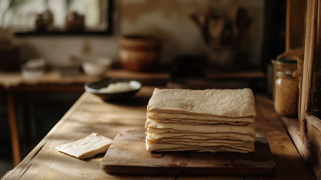 农家摊煎饼场景