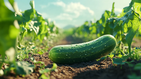 高清唯美水果黄瓜特写