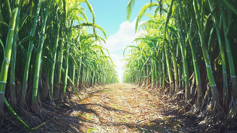 甘蔗林里面