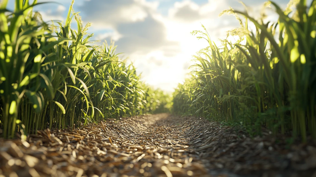 甘蔗园晨光