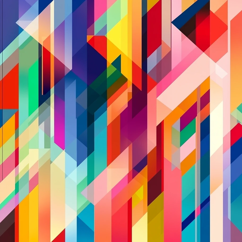 抽象立体彩色背景