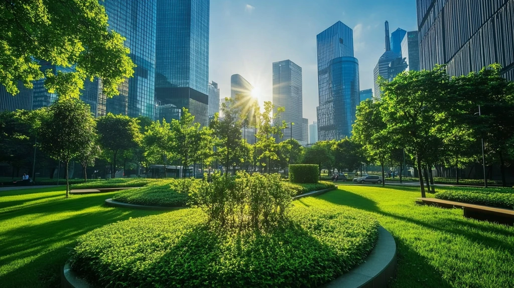 城市绿化城市建筑