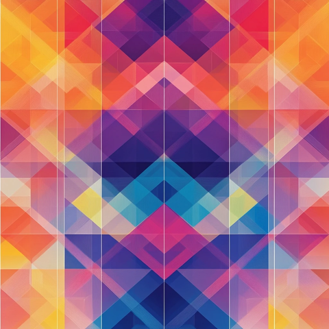 炫彩多边形底纹