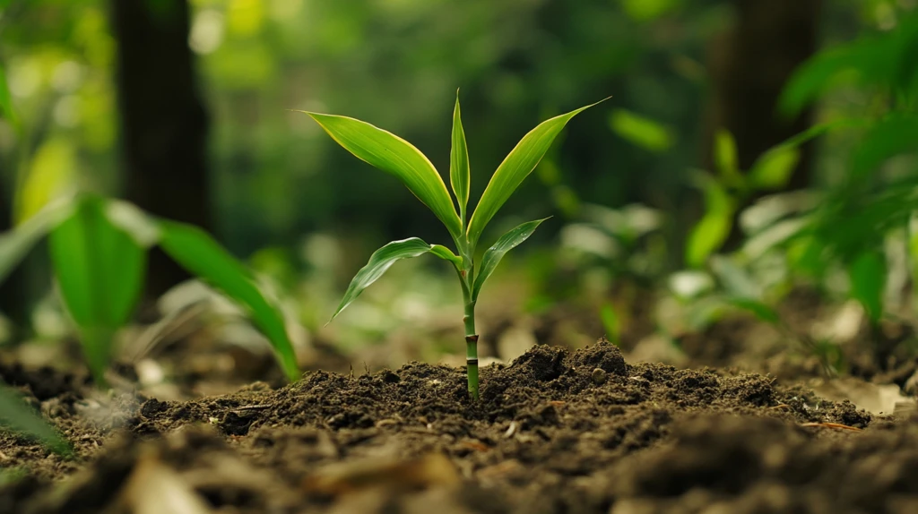 电脑壁纸小苗秧