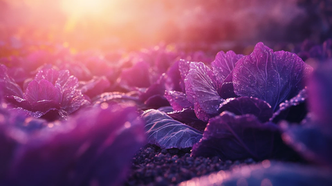 洋紫苏背景实拍