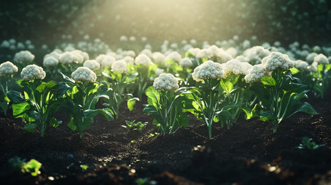 阳光照耀下的绣球花