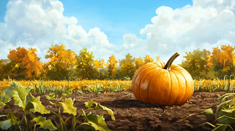 南瓜主题场景设计