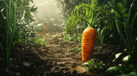 胡萝卜地广告图