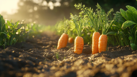 胡萝卜草地青草地郊外
