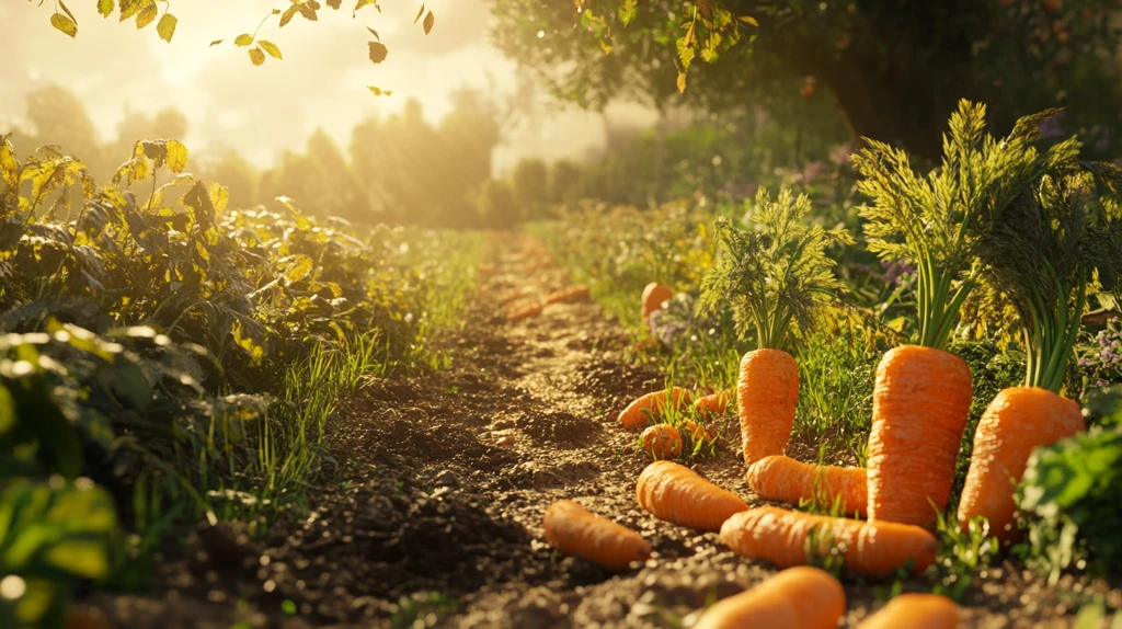 胡萝卜地广告图