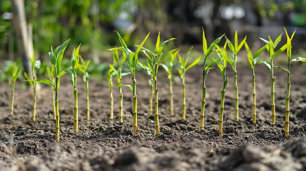 菜园菜地里的辣椒秧苗