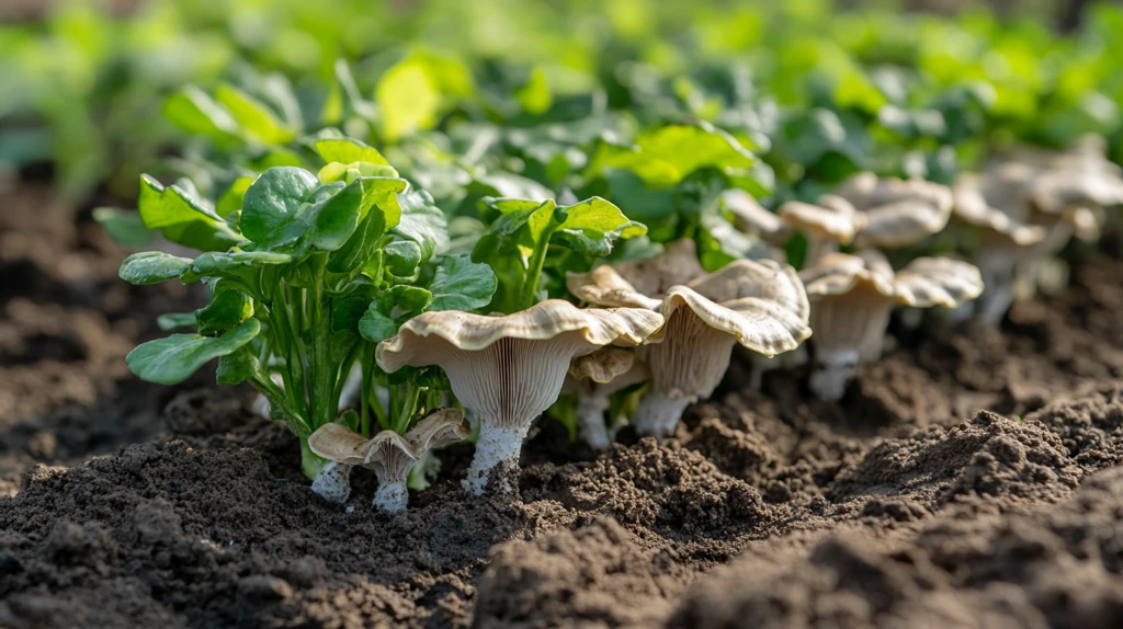 刚出土的土豆苗