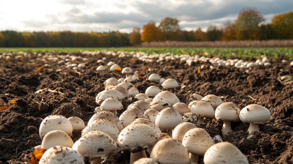 蘑菇的采收季节