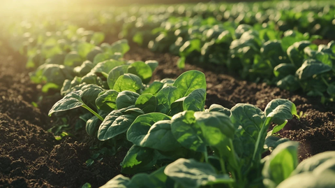 绿色青菜种植园