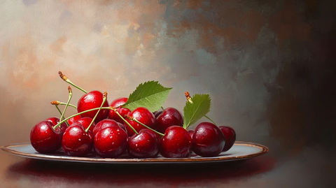 高清大樱桃静物
