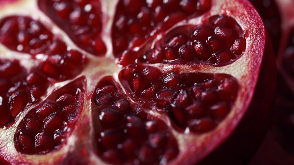 高清石榴果肉