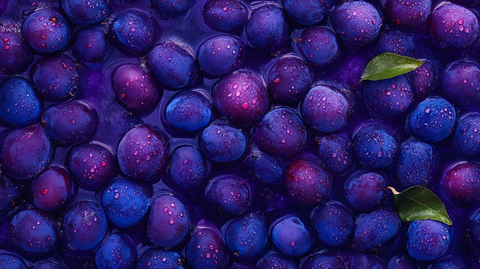 蓝莓背景图