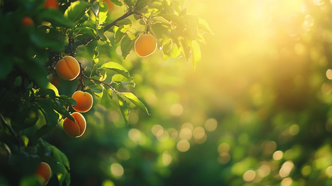 阳光下的金桔