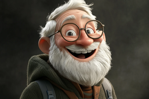 卡通写实漫画人物