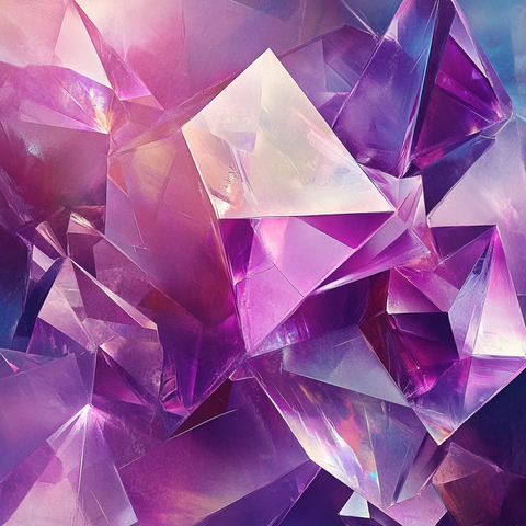 紫水晶立体感背景