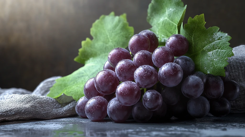 高清唯美葡萄特写红提