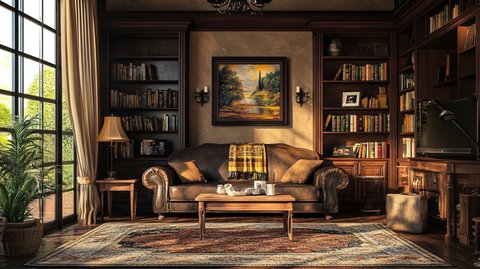 欧式书房场景图