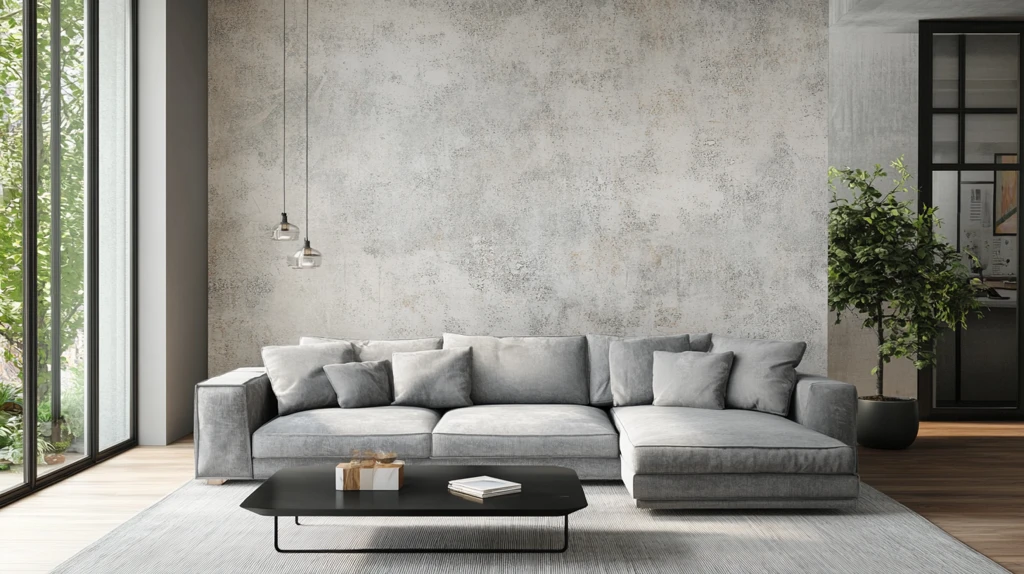 现代墙布壁画场景图