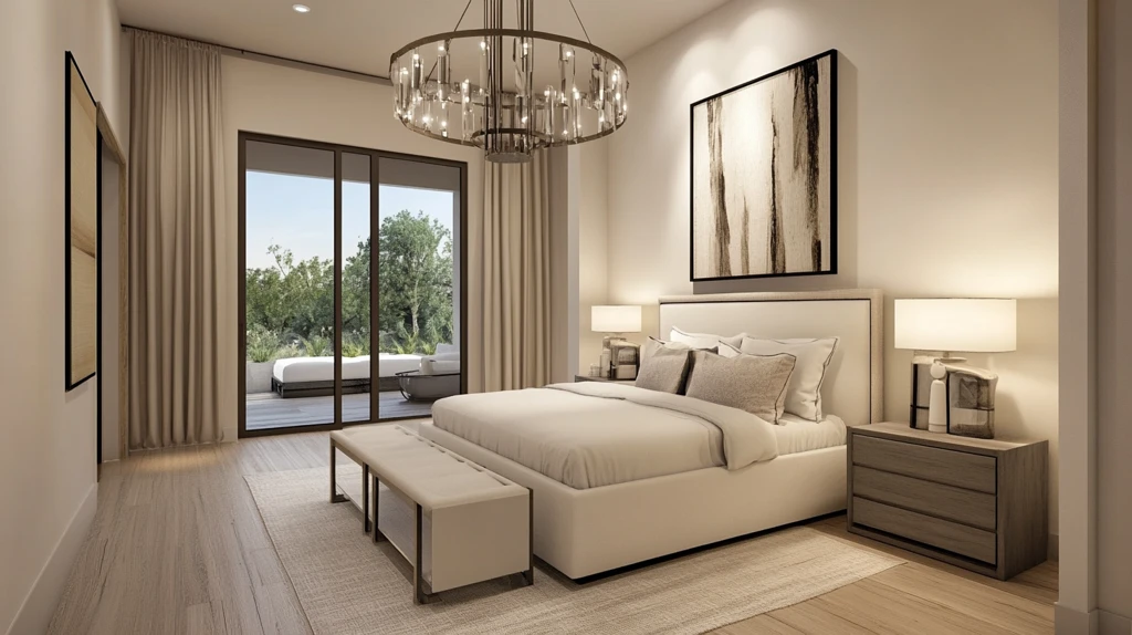 现代主卧效果图